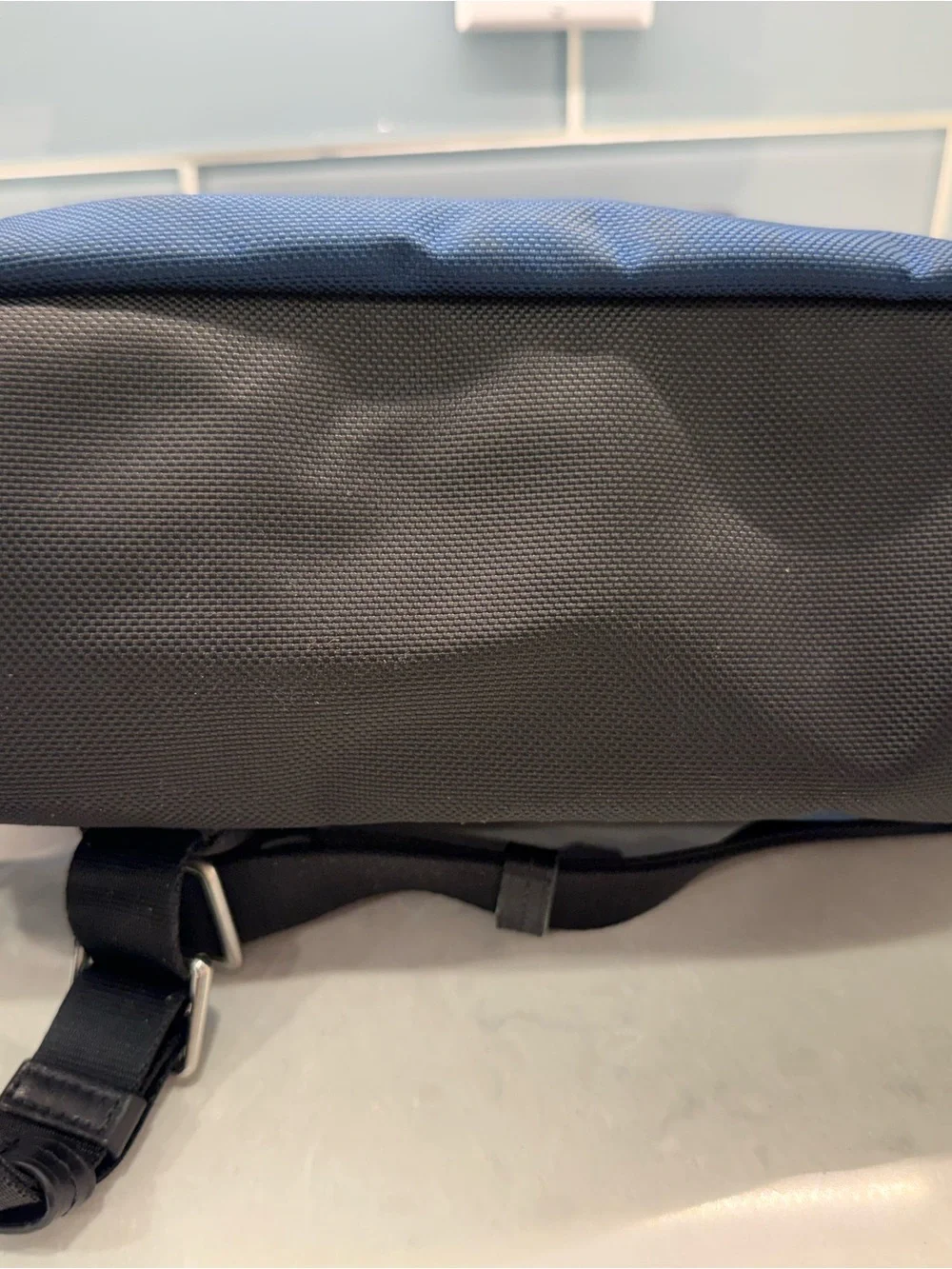 TUMI Elise Backpack Navy Blue & Black Nylon